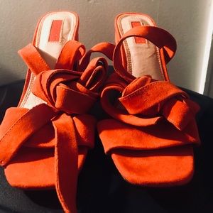 TOP SHOP TIE UP HEELED SANDAL